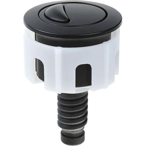 Couvercle de bouton de chasse d'eau DualFlush 3849 mm en ABS noir pour toilettes de salle de bain (1/5)