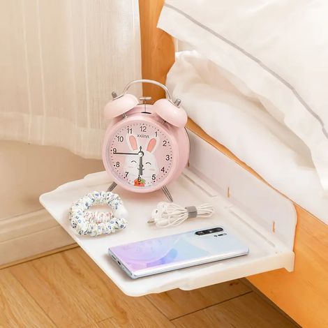 Wandregal für Nachttisch und Badezimmer, kein Bohren erforderlich, Aufbewahrungsregal für die Wohnungseinrichtung, ästhetisch und funktional (1/5)