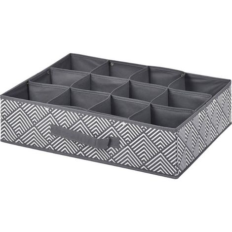 Organisateur de tiroir - Hauteur : 120 mm - Largeur : 450 mm - Multicolore - Laine (1/2)