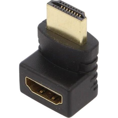 Adaptateur HDMI femelle 270o HDMI prise male - noir