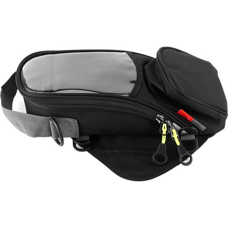 Sacoche de réservoir d'huile magnétique pour moto avec pochette pour téléphone GPS, étanche (1/5)