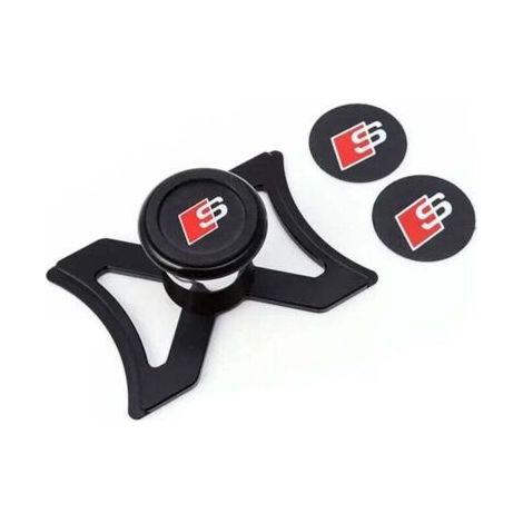 Support de téléphone magnétique pour Audi A3 S3 8V 20013-2019, support de téléphone pour prise d'air de voiture, verrouillage automatique par gravité, hayon stable en aluminium, vue réglable à (1/4)