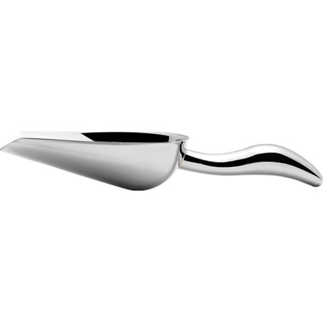 Cette cuillère à glaçons en acier inoxydable argenté est légère et résistante. Elle peut également servir à doser la farine, le riz et autres aliments. Un accessoire indispensable pour une cuisine et (1/5)