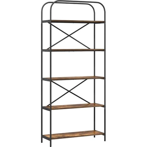 Étagère Chêne fumé 80 x 30 x 183 cm Bois d'ingénierie (1/5)