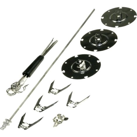 Broche complete Kit F.90 Multispiedo d'origine (C00096739, 482000078366) Four, cuisinière ARISTON HOTPOINT, INDESIT