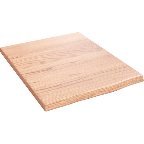 Maison Exclusive - Waschtischplatte Hellbraun 40x50x2 cm Massivho