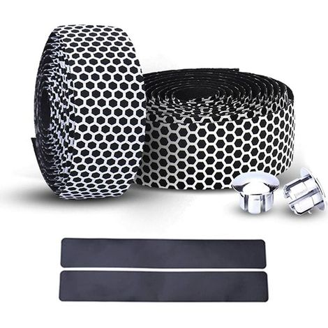 Ruban De Guidon - 2 m x 3 cm - EVA Antidérapant Respirant Avec Adhésif Intégré - Pour Vélo Route VTT Urbain - Paire