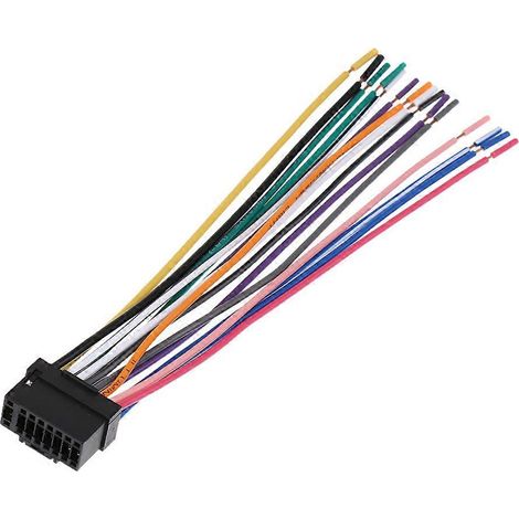 Faisceau de câblage Magideal pour haut-parleurs d'alimentation 16 broches, compatible avec Alpine, pour autoradio. (1/5)