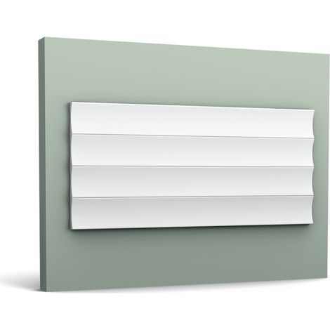 Carton complet de 7 panneaux muraux W114-2600 VALLEY - L 260 x H 25 x L1,5 cm - ORAC DECOR