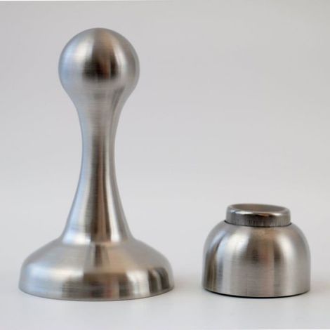 Butée, arrêt et sabot pour portail Butoir de porte magnétique1pièces (argent) (1/3)