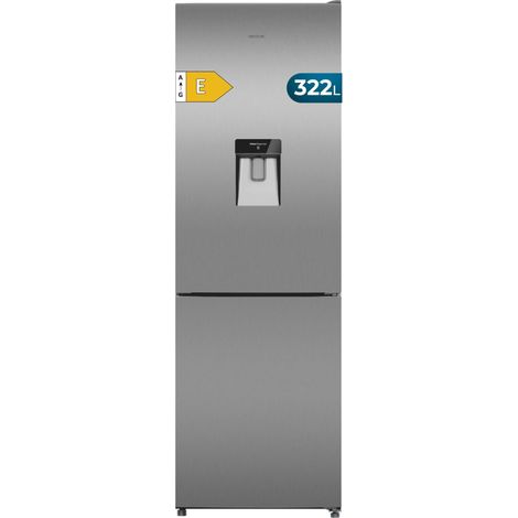 Cecotec Frigorífico Combi Total No Frost de 322L Bolero CoolMarket Combi 322i WD Inox E. 185,5 cm de Alto, 59,5 cm de Ancho