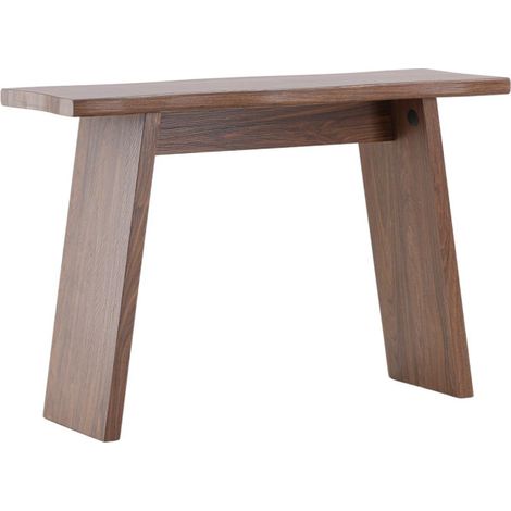 Console Design Courbé "Kirkenes" 120cm Noyer (1/5)