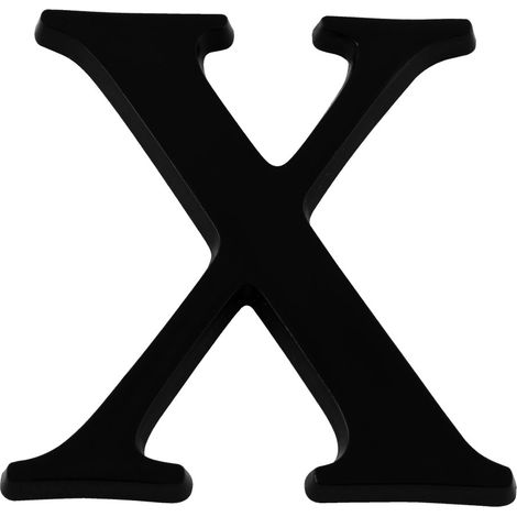 Lettre X Noire Hauteur 60mm - 4622767 (1/2)
