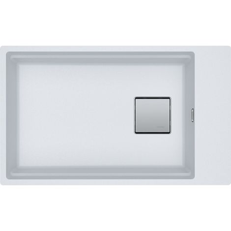 Evier Franke Kubus 2.0 Fragranit+ KNG110-62 - Blanc Artic (Moucheté) - Vidage : Automatique