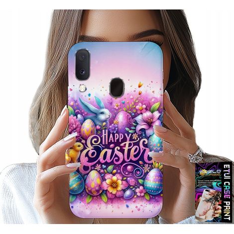 Custodia per Samsung Galaxy A40 - uova felici, Pasqua, uova di Pasqua (1/5)
