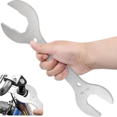 Fahrrad-Zapfenschlüssel Fahrrad-Konusschlüssel Nabenschlüssel Naben-Konusschlüssel aus Kohlenstoffstahl 4 Größen 30 32 36 40 mm offener für MTB (1/5)
