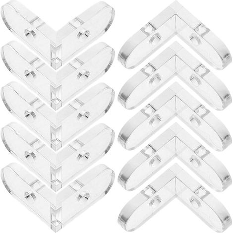 Clips d'angle transparents pour ranger des objets scellés, modèle pratique, 15 pièces par paquet. (1/5)