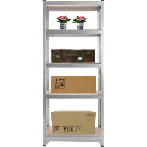 AREBOS Scaffalature Pesanti Scaffalature da Officina Scaffali da Ufficio MDF (1/5)