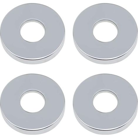 Rosace Robinet Mitigeur Douche 4 Pièces Chromées Rosasse Ouvrante Robinetterie Ø 26mm (3/4 ") Acier Inoxydable Rosace Plomberie Plate Basse for Cuisine Salle de Bain (1/5)