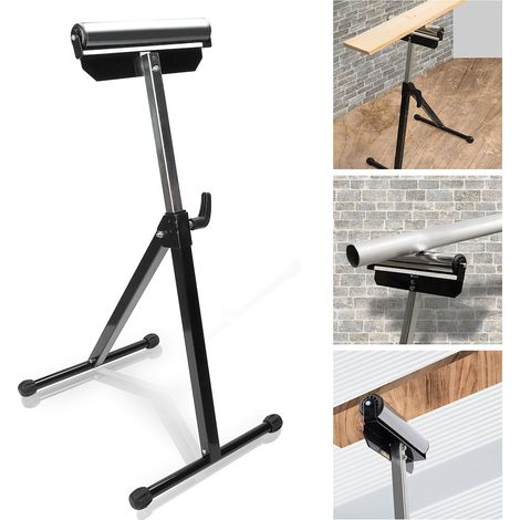 Wolketon Rollenböcke 1er Set 68-108CM höhenverstellbar Rollbock Rollenbock Werkbanke.90 kg Tragkraft. 30cm Breit