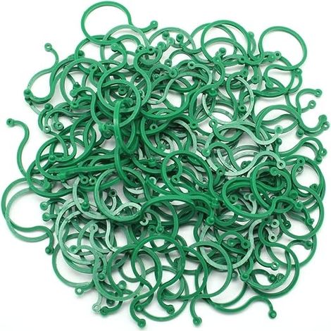 200 clips de jardin, anneaux de support torsadés pour plantes grimpantes (1/5)