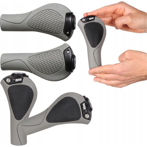 Manopole per bicicletta, manubrio anteriore, manopole ergonomiche con assorbimento degli urti (1/5)