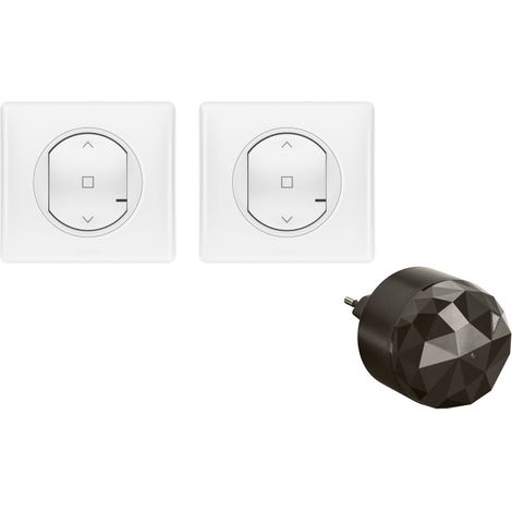 Pack de démarrage logement connecté plug/play volets roulant Céliane blanc (199150) (1/2)