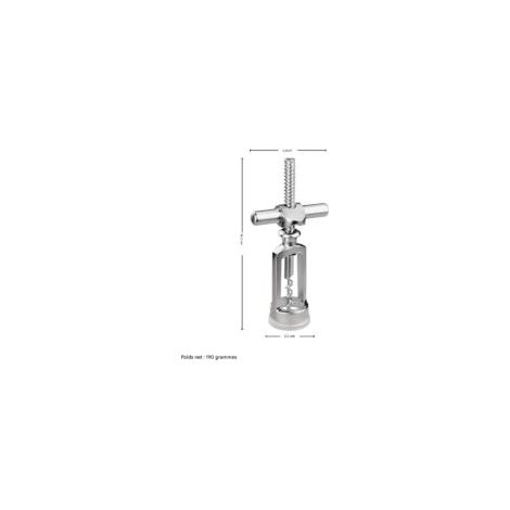 Apribottiglie a vite a croce creativo, materiale robusto, design di bloccaggio triangolare, apribottiglie multifunzionale, adatto agli amanti del vino, per uso domestico e bar - Crezuo