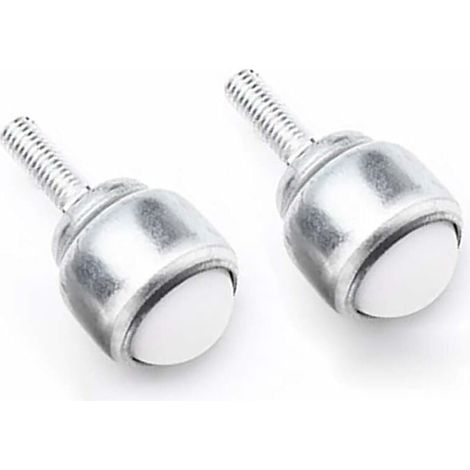 Lot de 2 rouleaux de roulement à billes en nylon pour système de transmission, système d'alimentation (CY-25D, M8 filetage mâle)-LIAIKI (1/5)