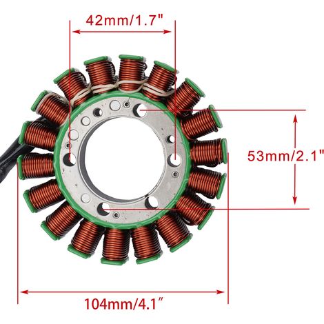 Papierpad-Kit für Zündspulen/Stator für Kawasaki NINJA ZX-6R ZX636 2005-2006 (1/4)