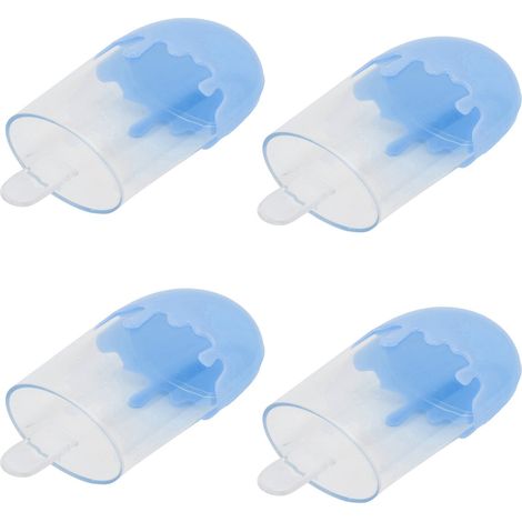 Lot de 12 boîtes à bonbons en forme de glace, en plastique, pour mariage ou fête (bleu). (1/5)