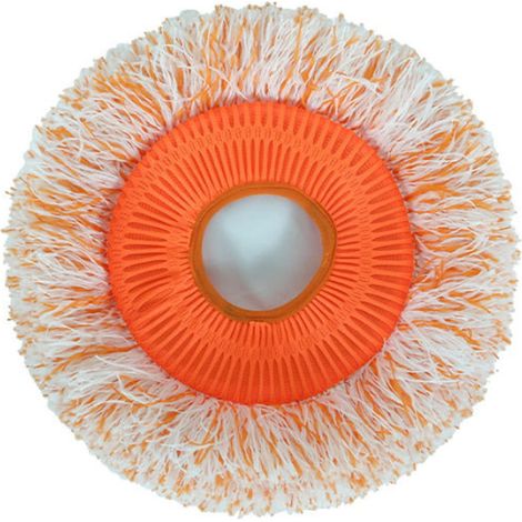 Balai À Rotation - Tête En Chenille Et Fibre - Manche Télescopique Réglable 55 À 110 Cm - Pour Sol Et Mur - 1 Pièce