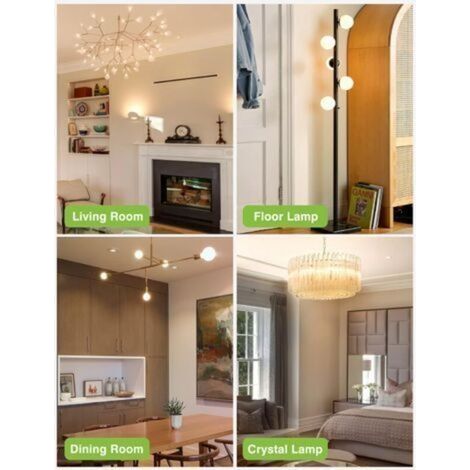G9 LED-Lampen, 3 W (entspricht 30 W Halogenlampe), warmweiß (3000 K), 300 lm, energiesparend, flimmerfrei, nicht dimmbar, 12er-Packung (1/4)