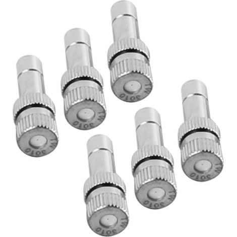 Tête de buse d'atomisation réglable en laiton, pulvérisateur d'irrigation goutte à goutte, micro-arroseur cuivre, jardin, serre, légumes, semis, arrosage refroidisseme 30 pièces 0.3mm(0.0118in) Pièces (1/5)