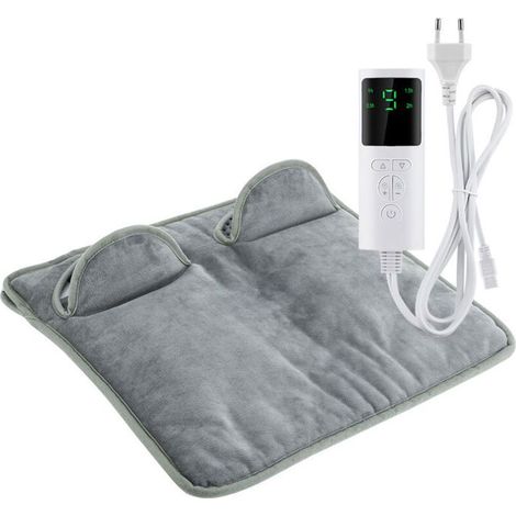 Chauffe-pieds électrique à placer sous le bureau, pour hommes et femmes, 9 niveaux de chauffage, minuterie à 4 niveaux. (1/4)