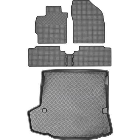 Toyota Corolla E140 Kombi (2007–2013) – SET: Gummifußmatten + Kofferraummatte (1/5)