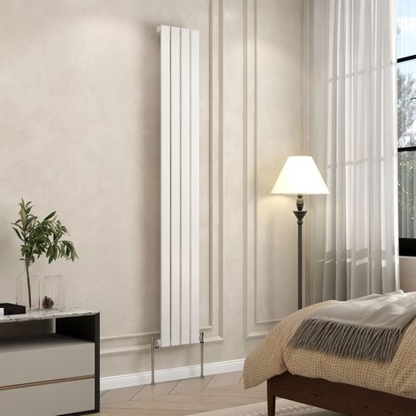 AVER-GROWTH Flat Panel Single Designer Radiator Central Heating Rads 1800x272mm White (1/5)