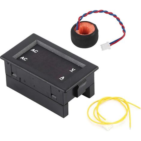 LED-Digitalanzeige AC 100300V Voltmeter 0-100A Amperemeter (Rot-Blau)
