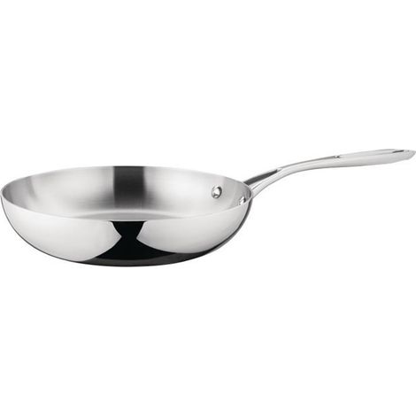 Poêle professionnelle induction 24 cm triple épaisseur Vogue Tri Wall (1/5)
