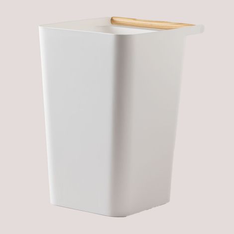 Poubelle en polypropylène Doria SKLUM Blanc (1/5)