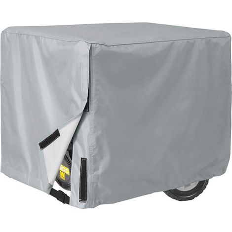 Couverture de générateur électrique Universel, Protection de générateur couvre électrique de Patio de Jardin extérieur adaptée générateurs 3000-5000 Watts, Housse de protection imperméable(Gris) (1/5)