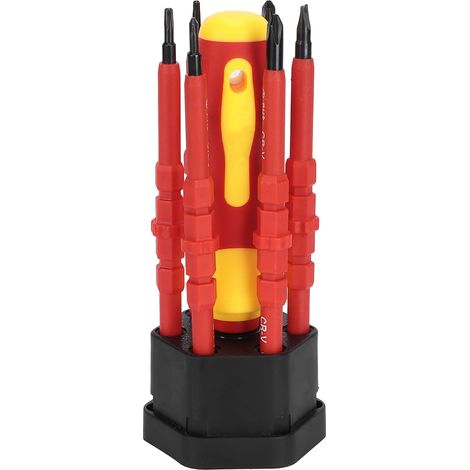Tournevis isolé double embout cruciforme pour électricien, outillage à main professionnel 21826 (1/5)