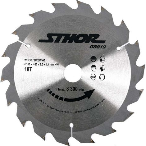 Kreissägeblatt Holzsägeblatt Professional in vers. Ausführungen  +160mmx20mm / 18 Zähne