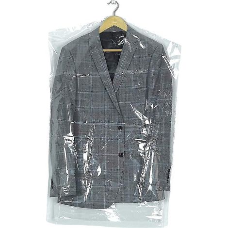 Lot de 30 housses à vêtements transparentes en plastique de 90 cm (35,4 pouces), idéales pour le nettoyage à sec, le séchage et le rangement des vêtements à la maison. Housses anti-poussière pour vête (1/5)