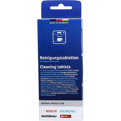4er Pack Reinigungstabletten für Kaffeevollautomaten Siemens/Bosch/Neff/Gaggenau - ersetzen 00311769 TZ60001,310575, TCZ6001 (1/2)