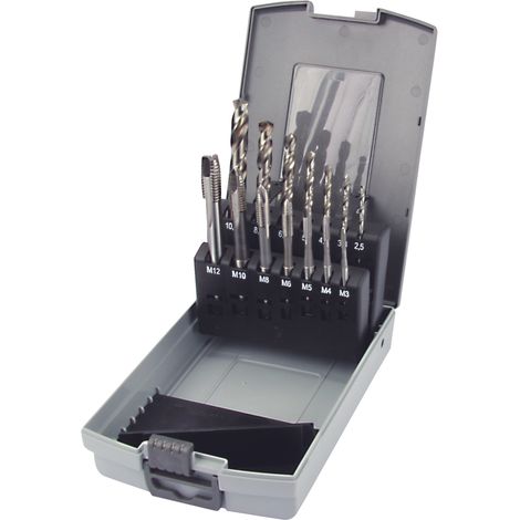 USAG 988 LA/S14 KIT M3-M12 SET PUNTE E MASCHI MASCHIO PER FILETTATURE FILETTARE