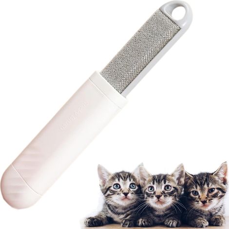 Brosse Anti-Poil Animaux - Elimine Poils et Peluches Chiens et Chats - Autonettoyante et Réutilisable - Double Face - Efficace sur Vêtements, Canapé, Voiture, Lit - Ergonomique (1/5)