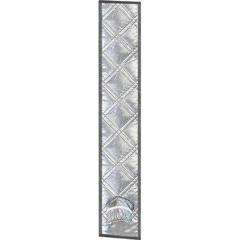 Kit d'étanchéité de fenêtre climatiseur Bouclier Anti-Chaleur Isolant,Kit joint fenêtre climatisation pour Bureau, Garage, Appartement, Chambre, Cuisine, Maison, Intérieur, Sous-sol,25×250cm (1/5)