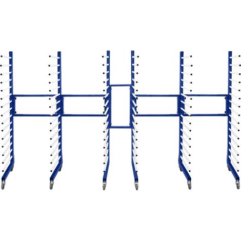 Combi Spray Drying Rack Trolley x 3 & 2 Connectors