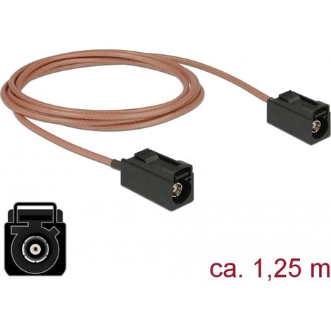 Delock Antena Cable FAKRA A hembra  FAKRA A hembra RG-316 1,25 m